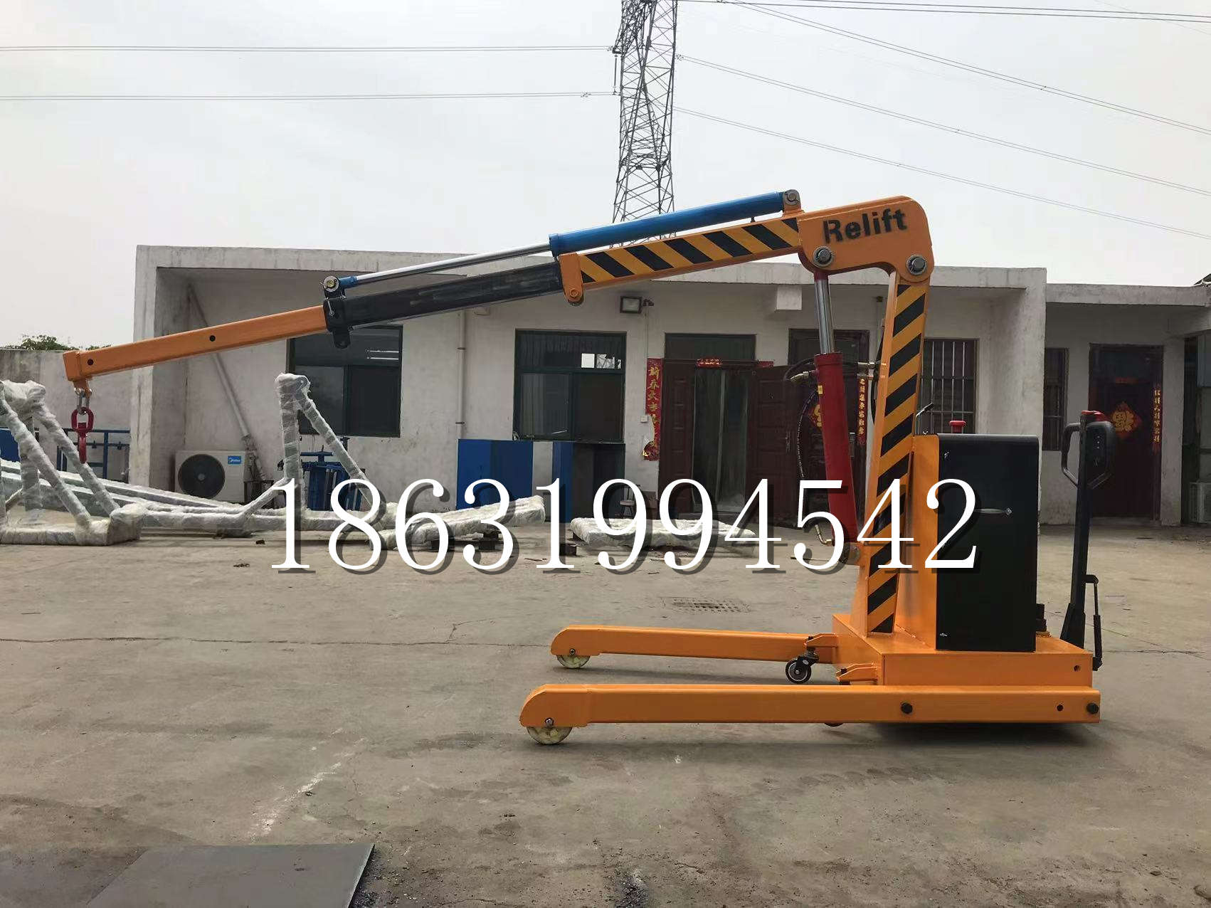 长春市久征定做3吨三轮随车吊 农用园林绿化移树吊 平板工程用小吊机