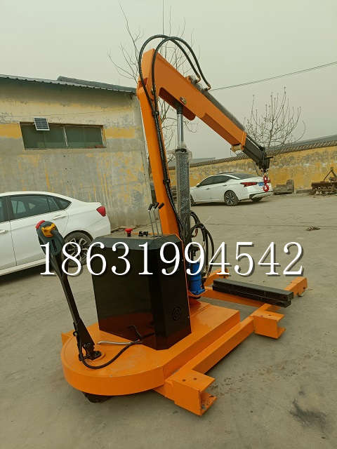 长春市自卸车厢随车吊 自制轮式四不像起重机 四驱平板吊 5吨 贵盛
